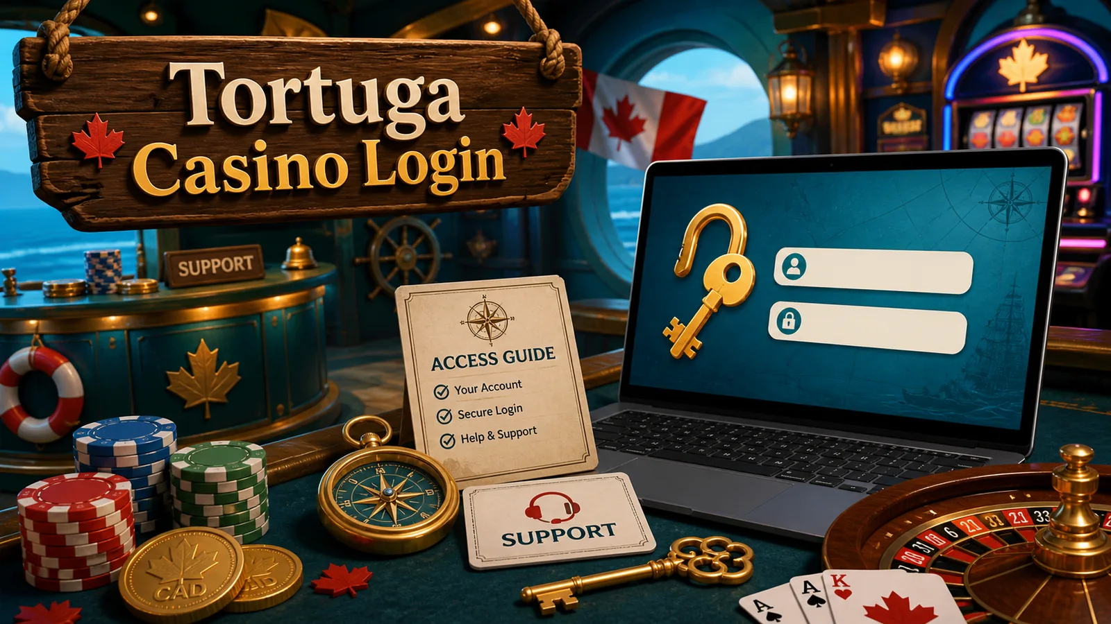 Tortuga Casino Login Guide content banner