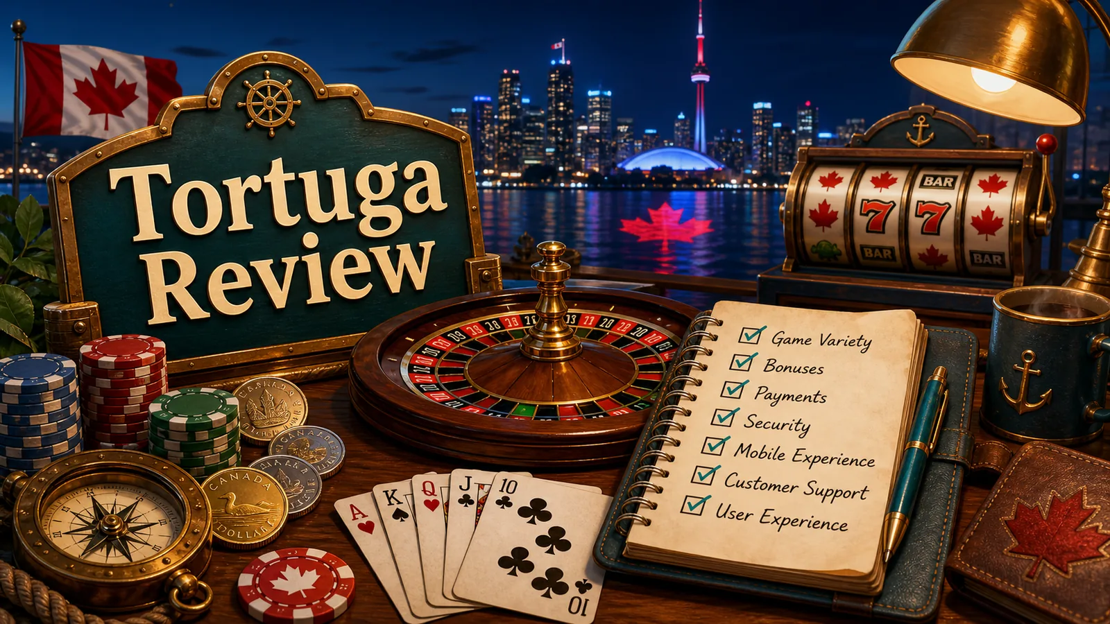 Tortuga Casino Review for Canada content banner